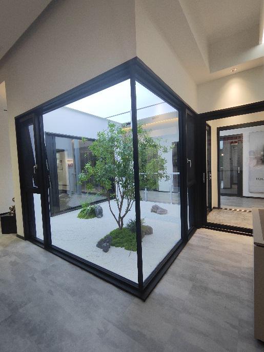 126断桥窗纱一体表开窗